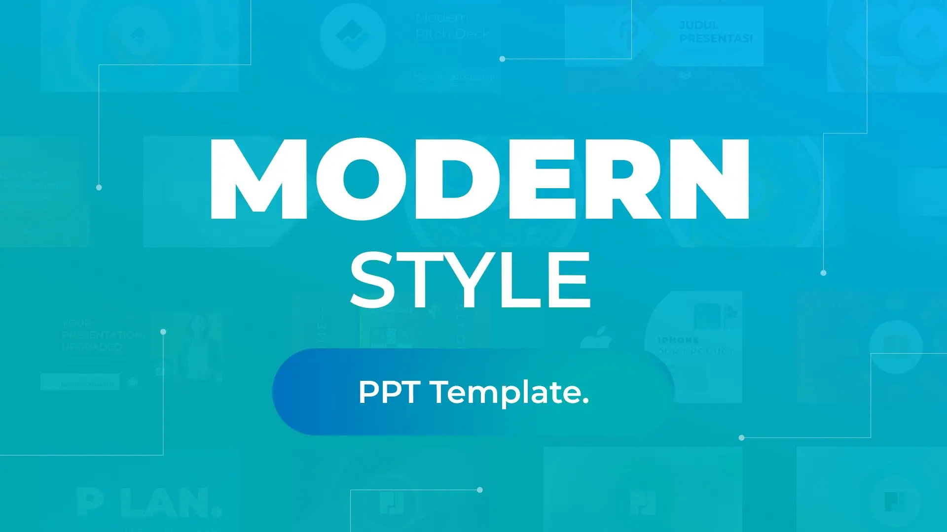 Modern Style PPT Template Bundle preview