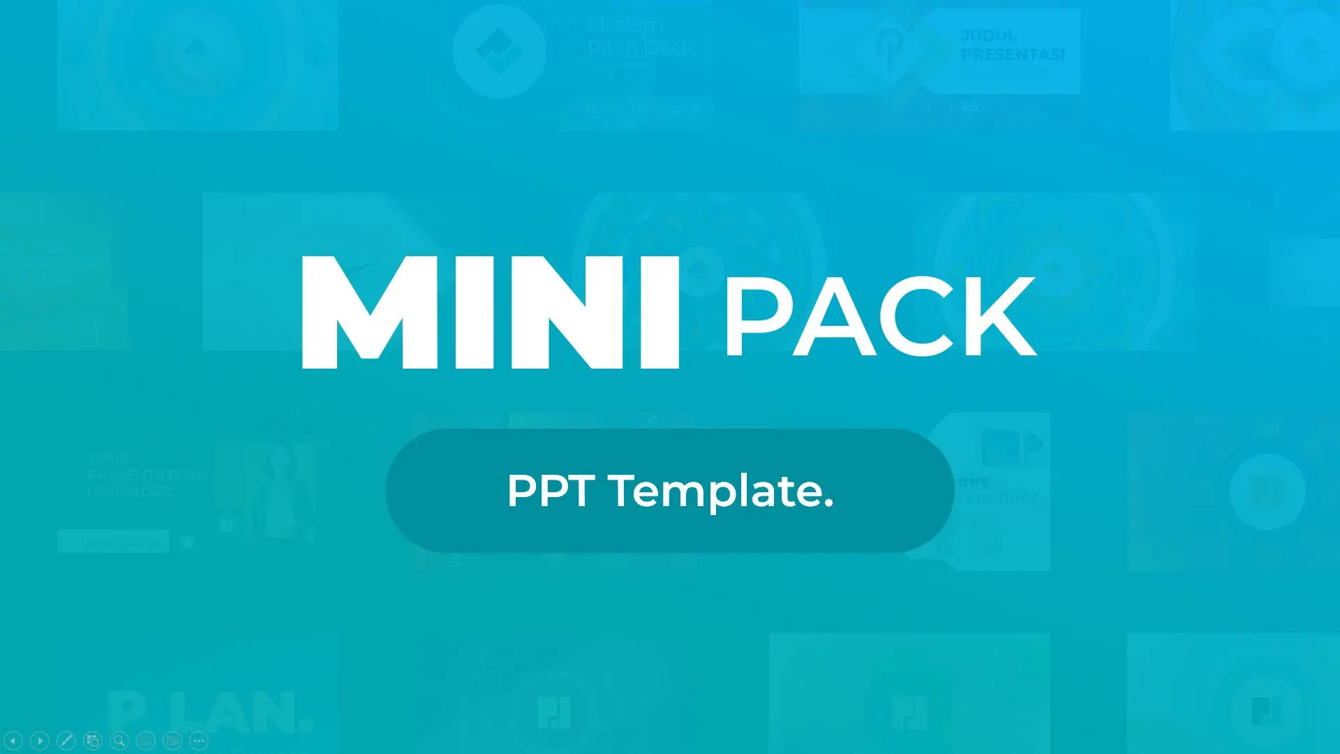 Mini Pack PPT Template bundle preview