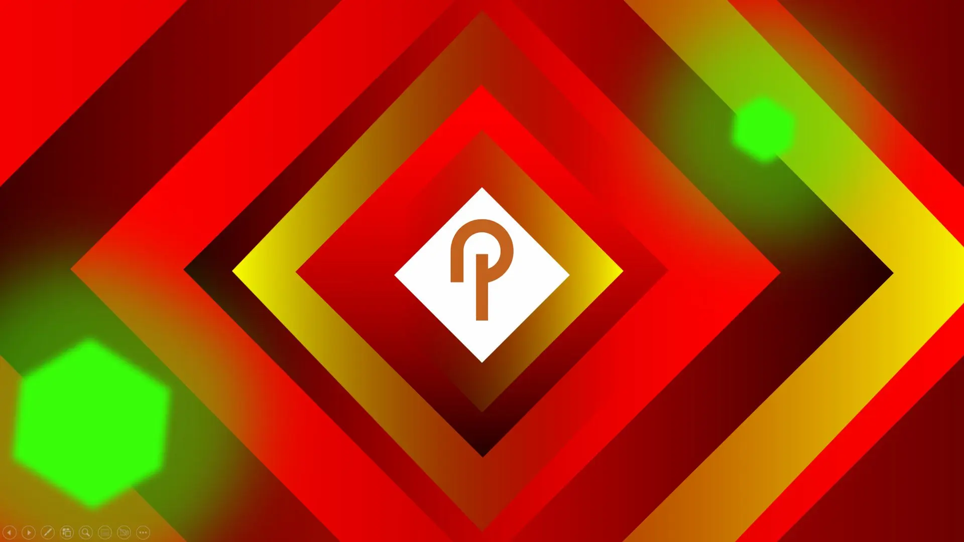PP - 11 Inferno Prism Morph PPT Template Preview