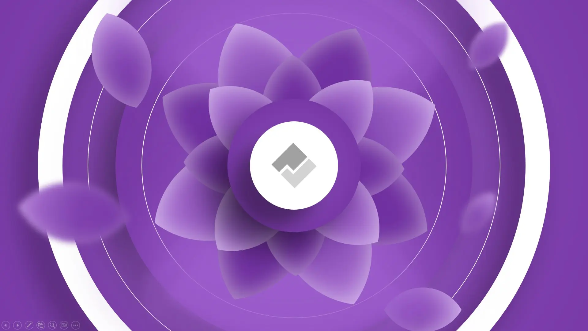 PP - 13 Orchid Bloom Morph PPT Template Preview