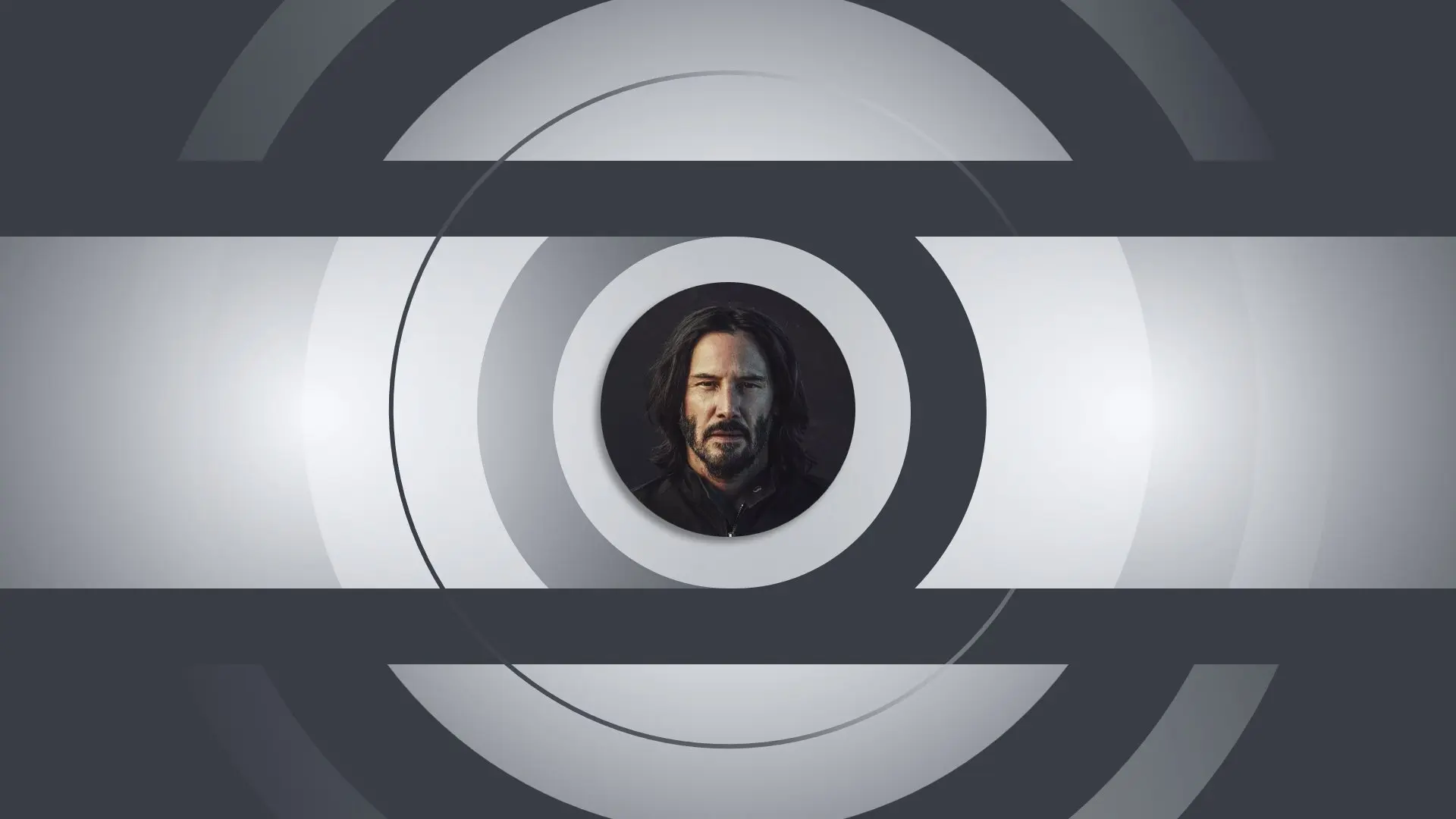 PP - 21 Gunmetal Focus Morph PPT Template Preview