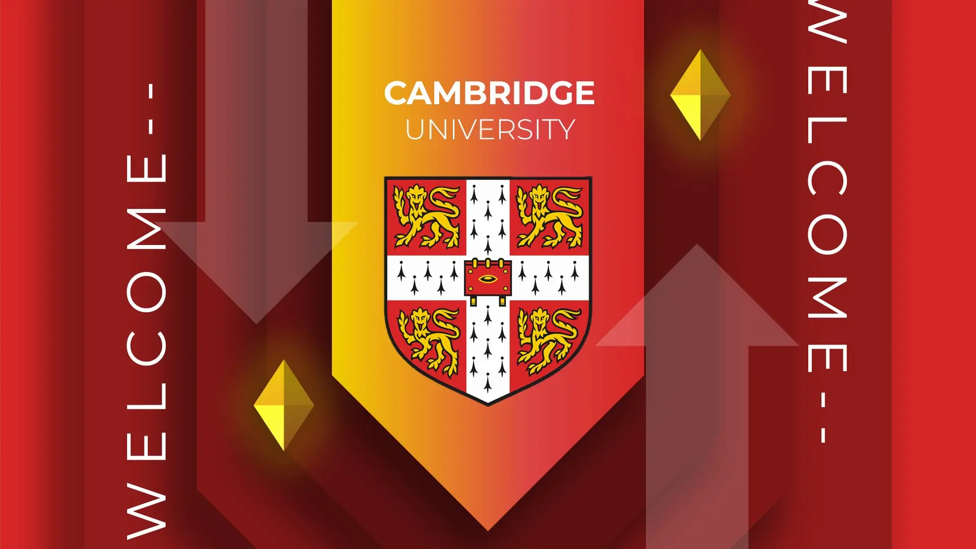 PP - 24 Cambridge Crest Morph PPT Template Preview