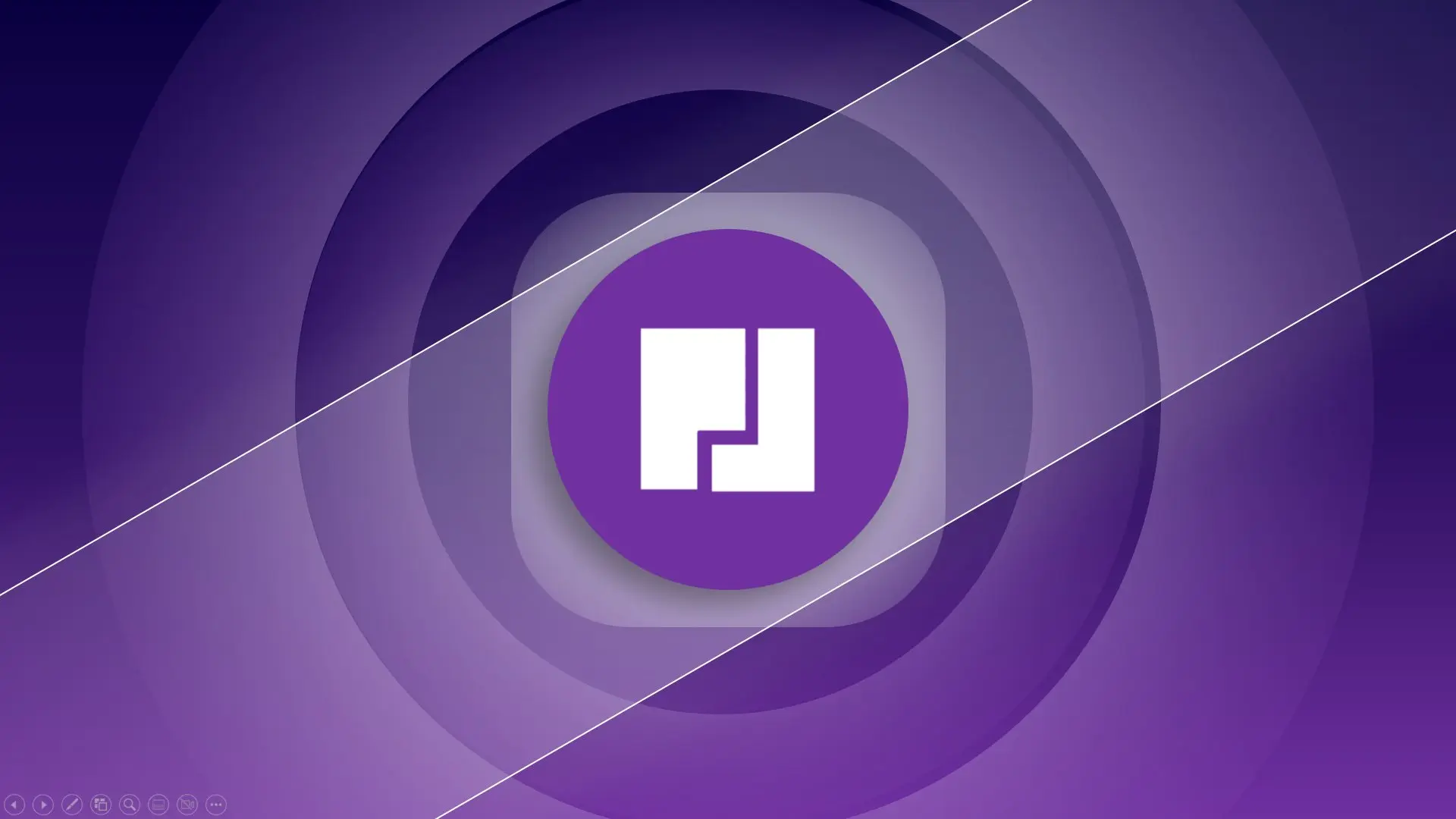 PP - 29 Violet Prism Morph PPT Template Preview