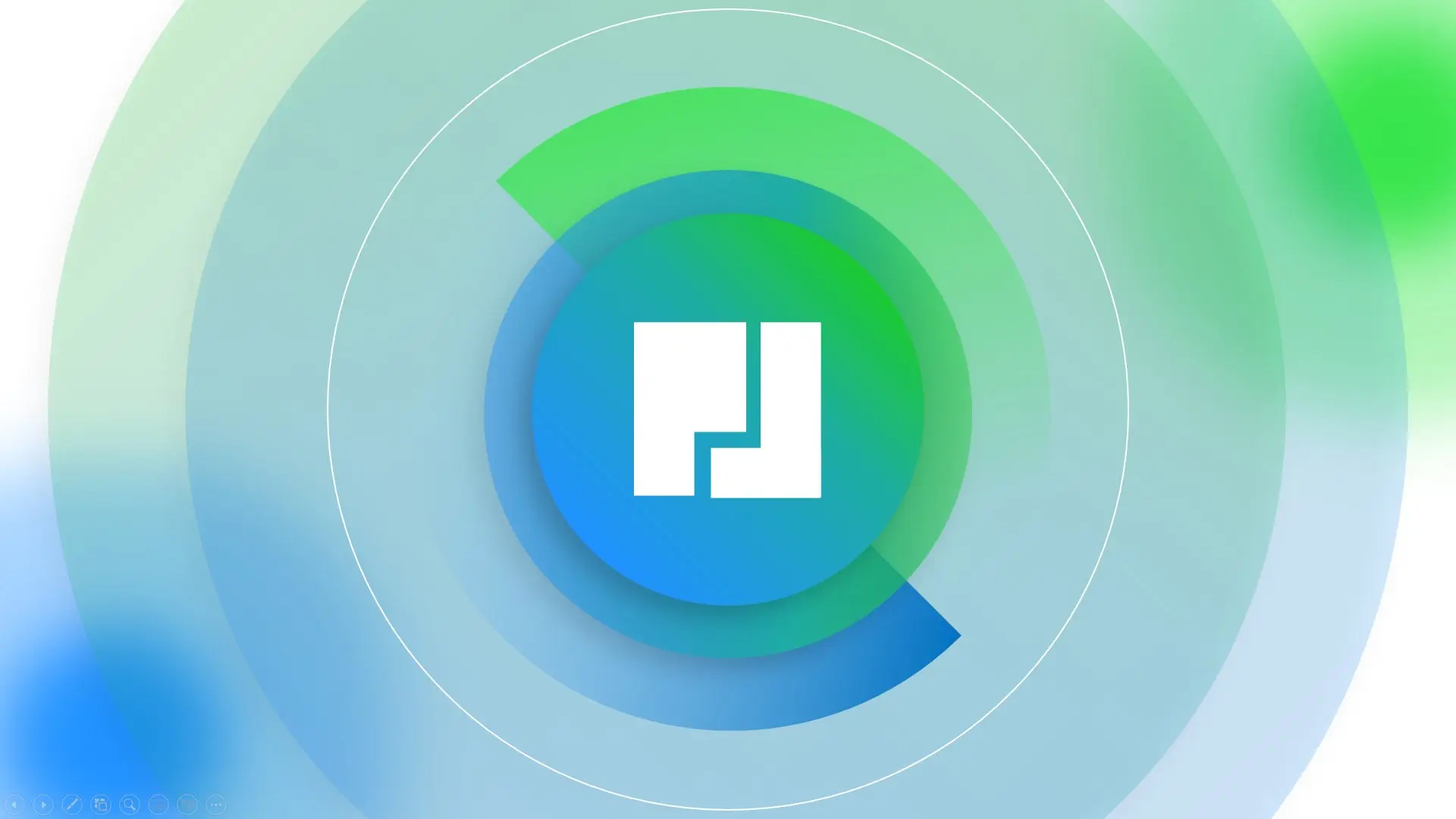 PP - 30 Mint Fresh Morph PPT Template Preview