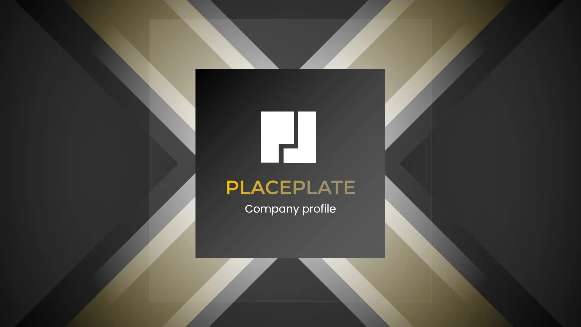 PP - 35 Onyx Gold Morph PPT Template Preview