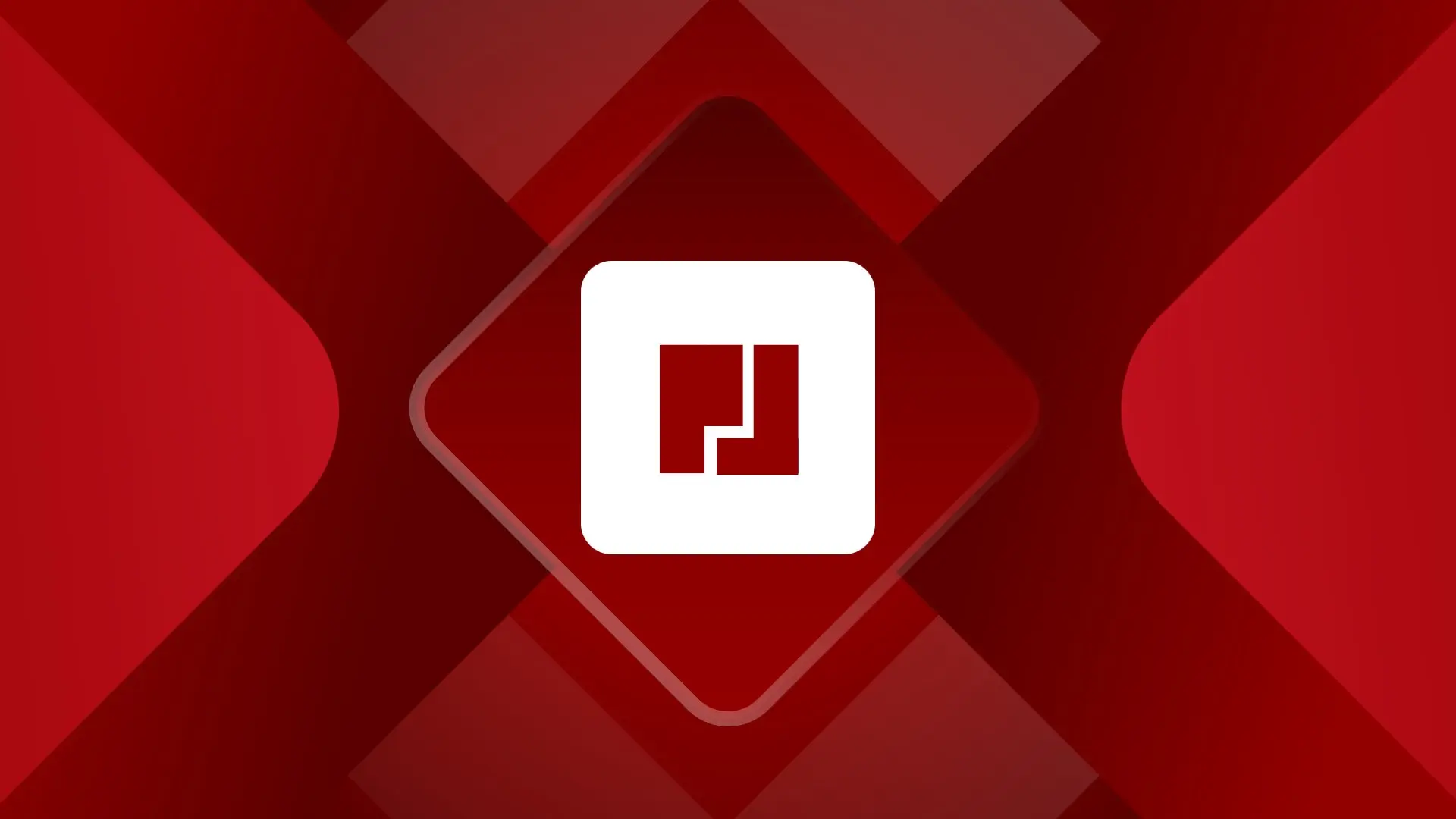 PP - 39 Crimson Diamond Morph PPT Template Preview