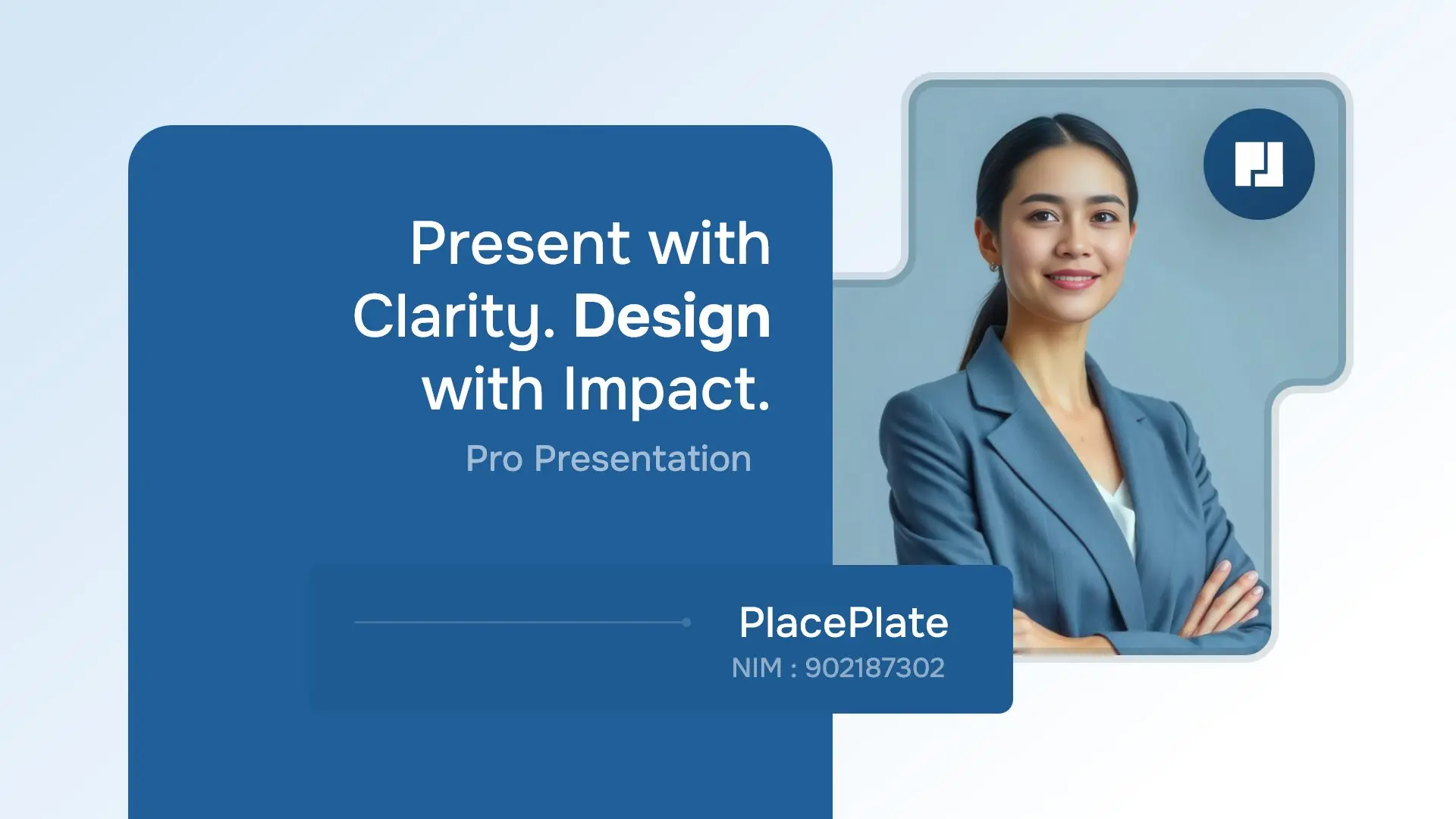 PP-42 Slate Clarity Morph PPT Template preview