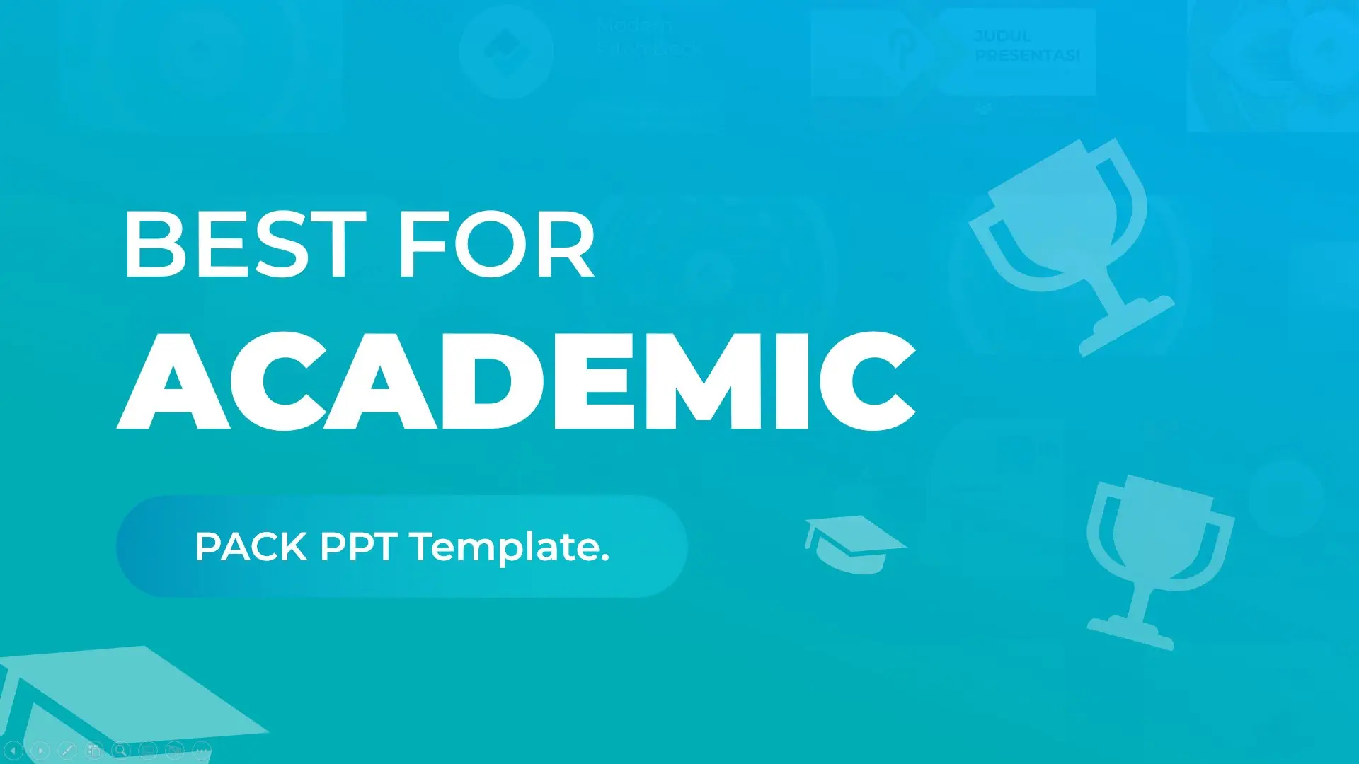 Best For Academic Pack PPT Template bundle preview