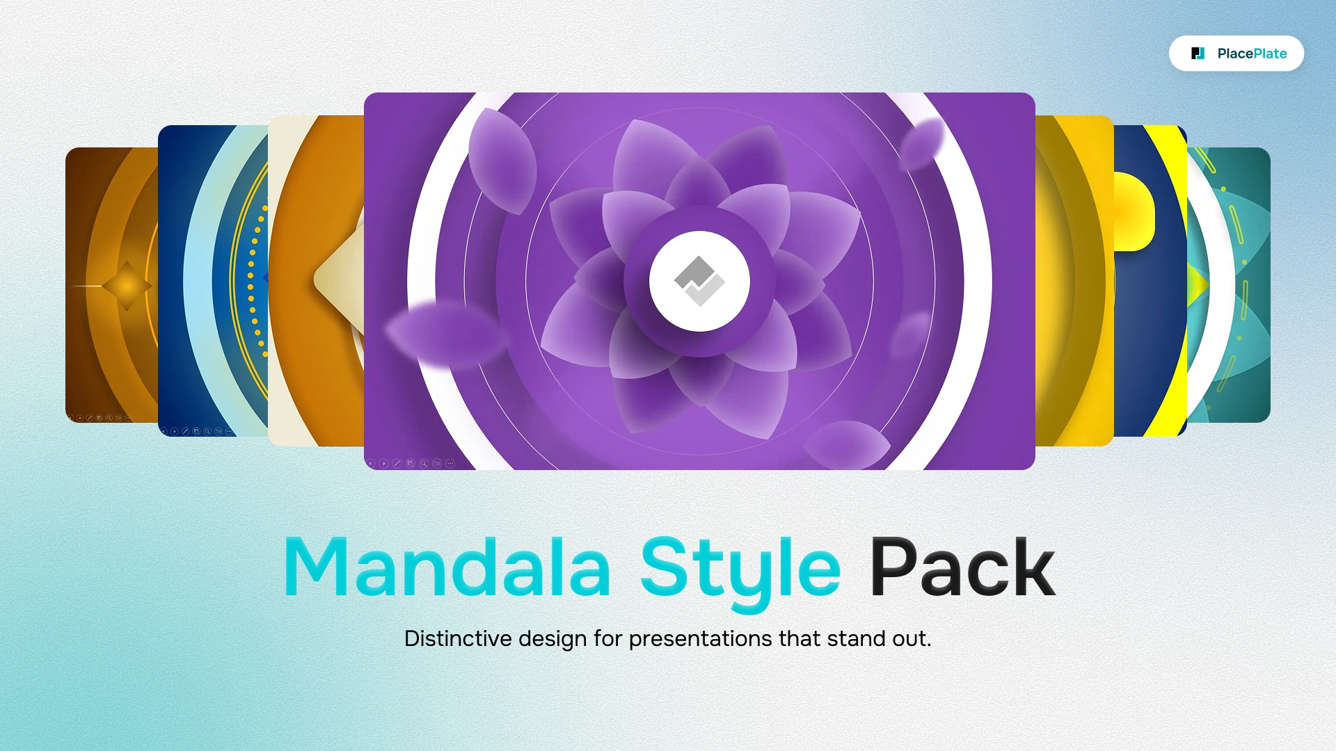 Mandala Style PPT Template Bundle preview